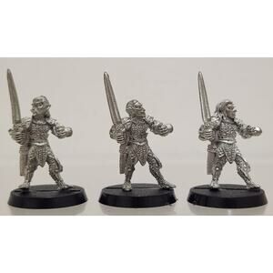 1985 Noldor Deep Elf Lord Of The Rings Citadel HighWarhammer LOTR GW Lot Of 3